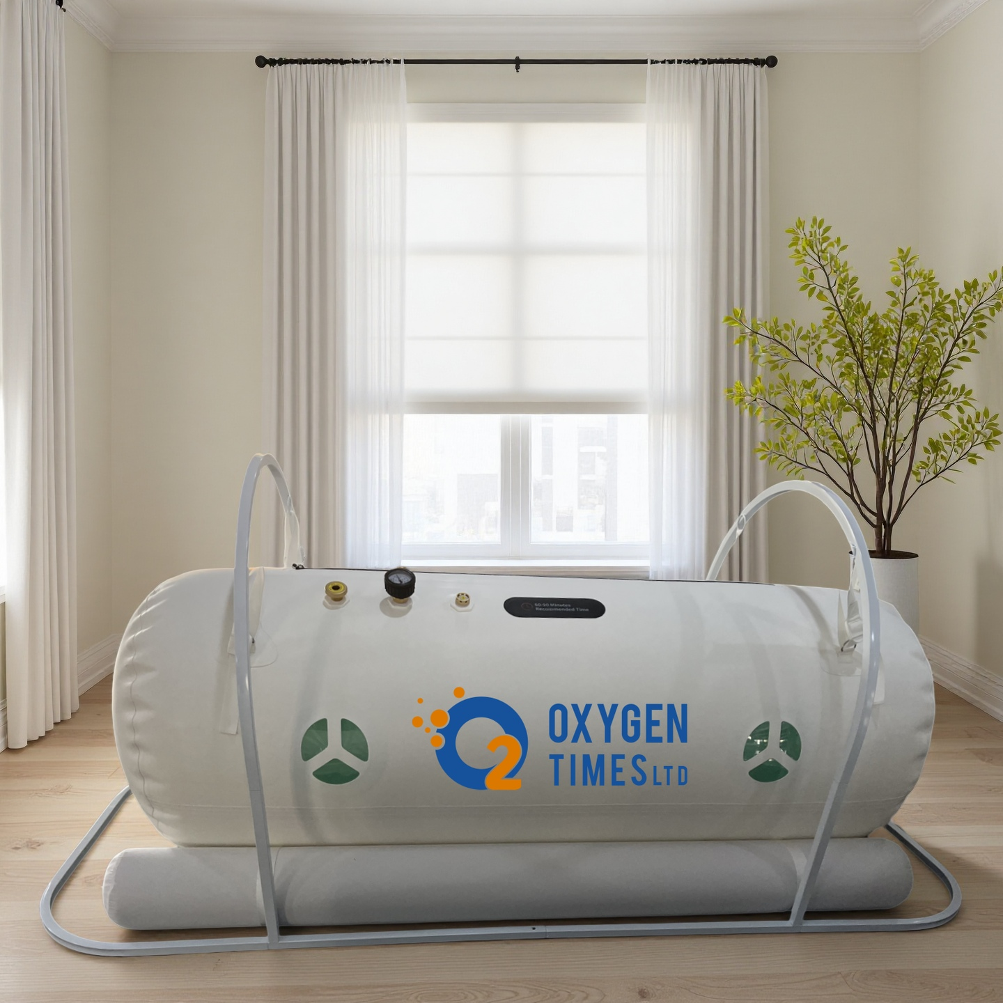 OxygenTimes 1.5 ATA Supine Soft Hyperbaric Chamber Cabin Tent mHBOT Lying OTL15
